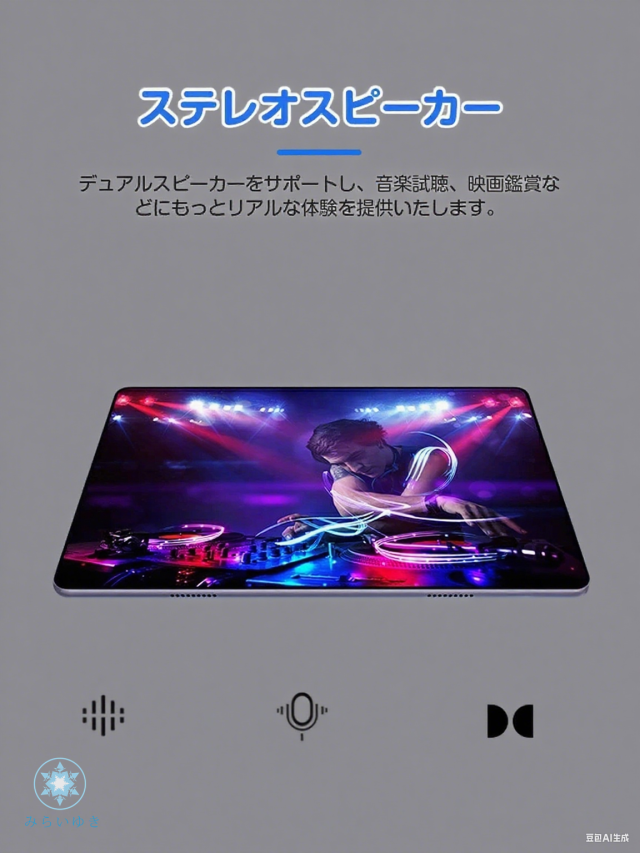 2025最新作 Android15 タブレット PC 本体 10.1インチ 本体 16+512GB FullHD wi-fi 5G 在宅勤務 ネット授業 コスパ最高 人気 誕生日 敬老の日 GPS 電話 ネット授業 子供向け 動画視聴 みらいゆき_1