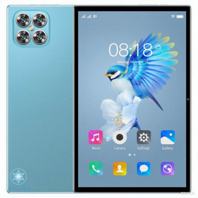 ブルー】タブレット - 10インチ Android15 Wi-Fiモデル 12 タブレット