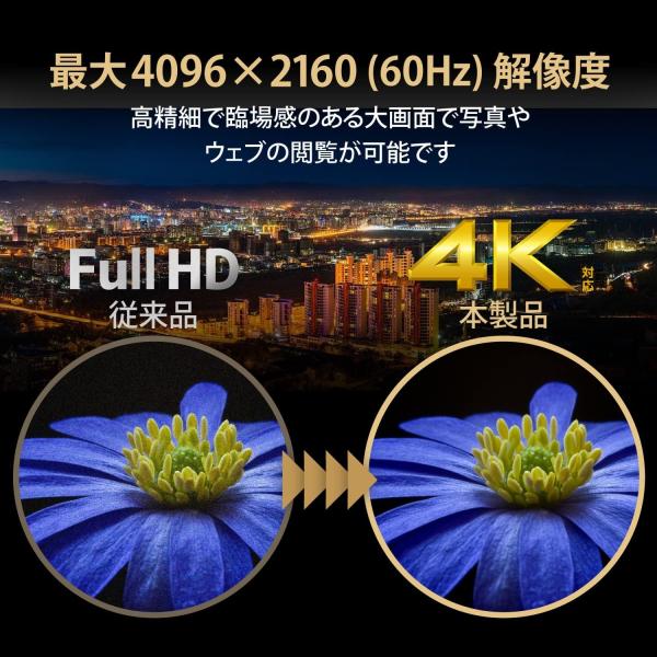 エレコム HDMI分配器 4K 60Hz(18Gbps) 1入力 4出力 HDCP2.2対応 VSP-HDP14BK ブラック
