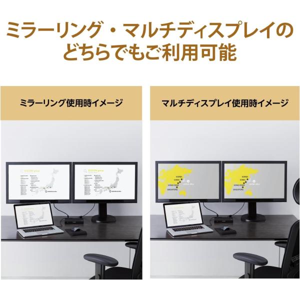 エレコム HDMI分配器 4K 60Hz(18Gbps) 1入力 4出力 HDCP2.2対応 VSP-HDP14BK ブラック
