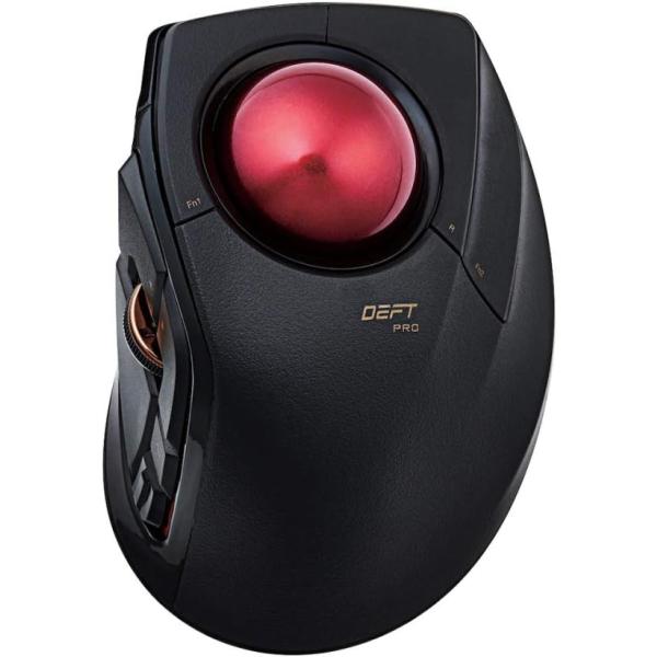 エレコム トラックボールマウス 人差指 8ボタン 有線 無線 Bluetooth ブラック M-DPT1MRBK