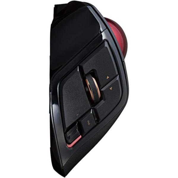 エレコム トラックボールマウス 人差指 8ボタン 有線 無線 Bluetooth ブラック M-DPT1MRBK_1