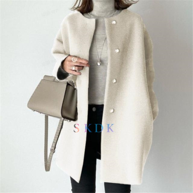 コードノーカラー 体型カバー ス レディース ロング アウター レディース キレイめ 大人可愛い スタイルアップ コードノーカラー 体型カバー ス レディース ロング アウター