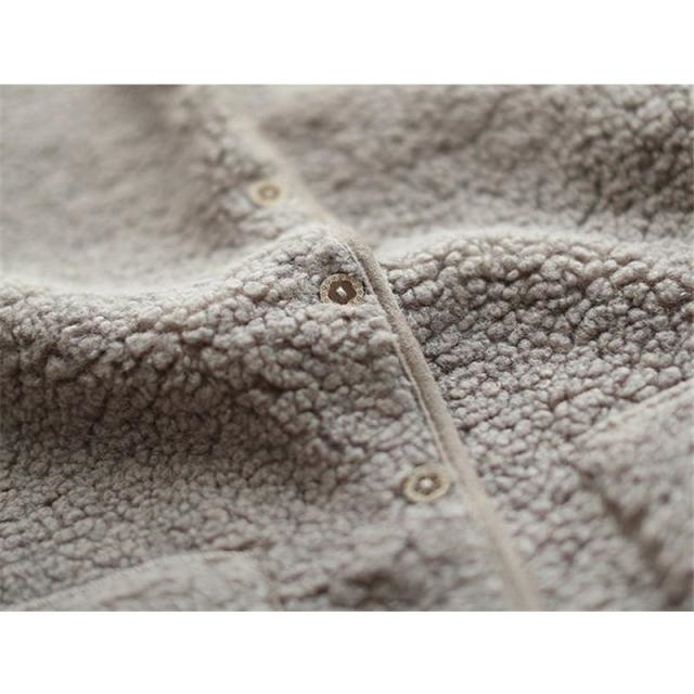 昇級版！厚手ボアベスト レディース ジャケット アウター チョッキ ロング フリースベスト ジレ 前開き もこもこ ゆったり 着痩せ 暖かい 防寒 防風 通学 通勤