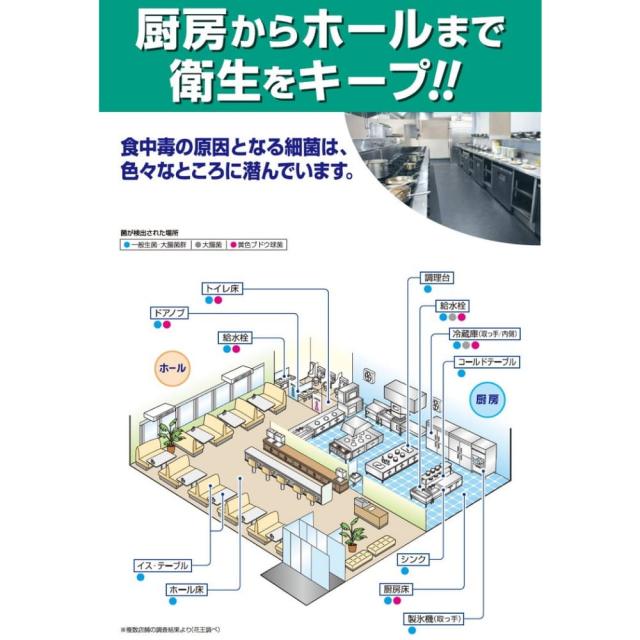 【法人様限定】花王　マジックリン　業務用　除菌プラス　4.5L×4本+住居用洗剤　つめかえスプレー容器　花王商品コード：41469　400ml×12本入セット【取り寄せ商品・代引き不可・時間指定不可・沖縄、北海道、離島不可】_1