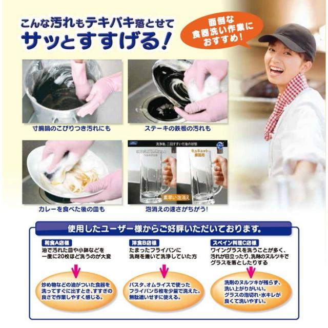 花王　食器用洗剤　キュキュット　4.5L×4本入●ケース販売お徳用_3