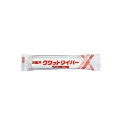 溝端紙工印刷　清掃用ウェットシート　クワットワイパー　100本×8袋(800本)【メーカー直送・代引き不可・時間指定不可・沖縄、離島不可】