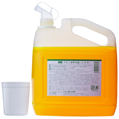 フェニックス　ARA　アラ！　液体入浴料　ゆずの湯　4L×4本入【取り寄せ商品・即納不可・代引き不可・返品不可】
