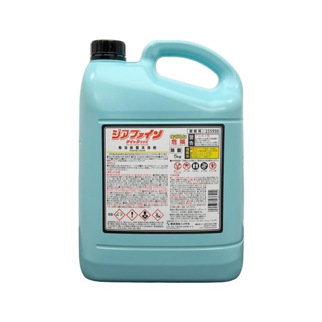 ニイタカ　床掃除用発泡除菌洗浄剤　ジアファインクイックすすぎ　5kg×4本入【取り寄せ商品・即納不可・代引き不可・返品不可】