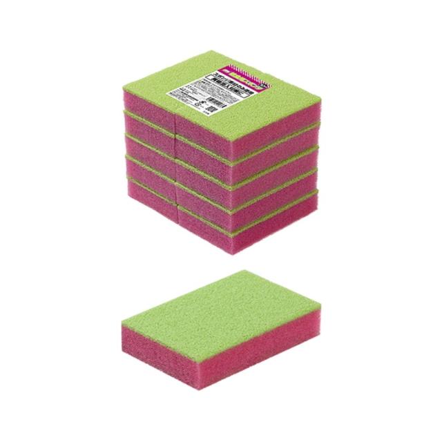 キクロン　給食用スポンジ　ピンク　F-600　10個×12入（120個）【取り寄せ商品・即納不可・代引き不可・返品不可】