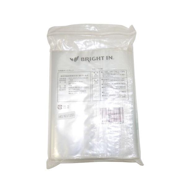 個人宅配送可】ブライトンチャック付ポリ袋 BH-4 0.04×170×240mm
