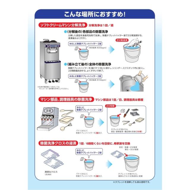 花王　除菌タブレットハイター　120錠×8箱入【取り寄せ商品・即納不可・代引き不可・返品不可】_5