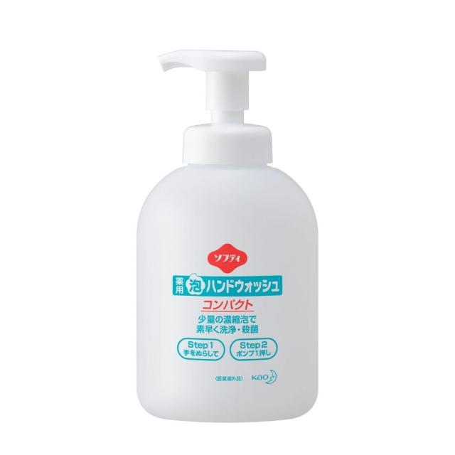 花王　ソフティ　薬用泡ハンドウォッシュ　コンパクト　業務用　500mL×6本入【取り寄せ商品・即納不可・代引き不可・返品不可】