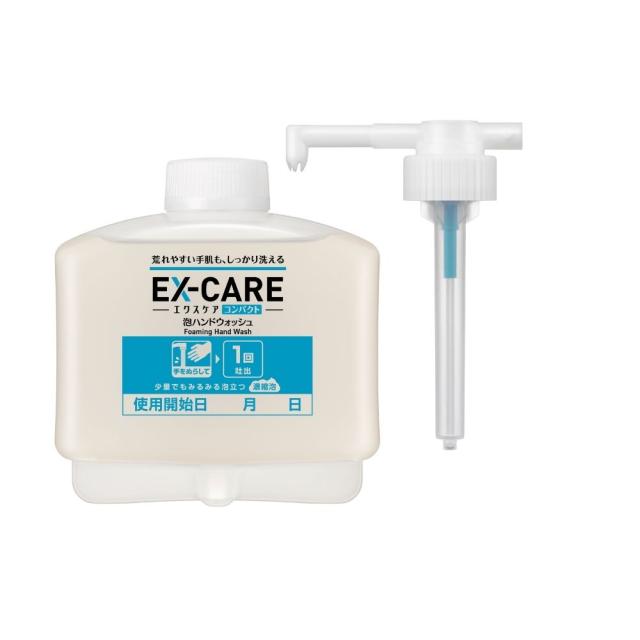 花王　EX-CARE　コンパクト　泡ハンドウォッシュ　オートディスペンサー用カートリッジ　500mL×6本入【取り寄せ商品・即納不可・代引き不可・返品不可】