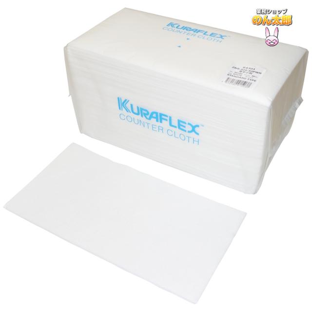 クラフレックス　カウンタークロス　袋入　30×60cm　ZNB-920-80PWN　厚手小　ホワイト　80枚×6袋入●ケース販売お徳用【取り寄せ商品・即納不可】