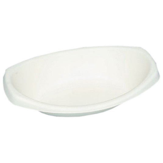 パルプモールド容器　モールドカレー容器　MZ-1　コーティング　230×148×52mm　50枚×12入【メーカー直送・代引き不可・時間指定不可・沖縄、離島不可】