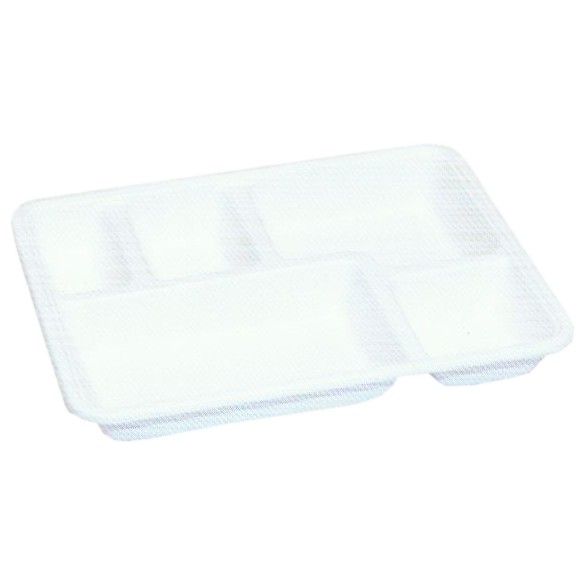 パルプモールド容器　モールド弁当　MB-4　コーティング　267×217×30mm　50枚×12入【メーカー直送・代引き不可・時間指定不可・沖縄、離島不可】