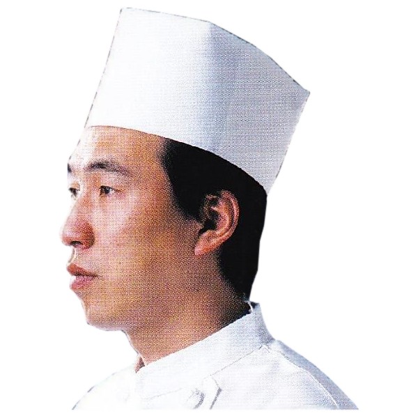 使い捨て 中華帽子　120mm　D31110　50枚×10 （500枚）【取り寄せ商品・即納不可・代引き不可・返品不可】