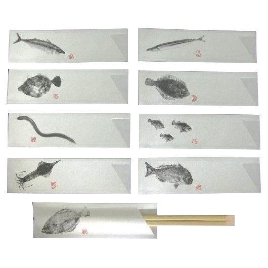 箸袋　海鮮シリーズ　ミックス全28種類　10000枚