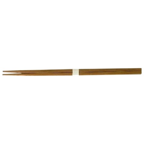 【法人様限定】竹　24cm　炭化角箸　白帯巻　3000膳×5箱ロット【メーカー直送・代引き不可・時間指定不可・沖縄、北海道、離島不可】