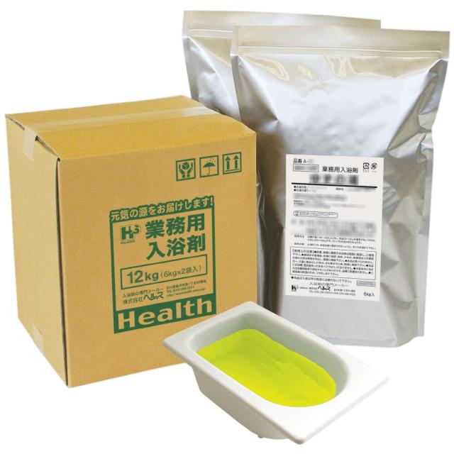 【全国送料無料】業務用入浴剤　A-07　スタンダード　レモンの香湯　12kg(6kg×2袋)【メーカー直送または取り寄せ】
