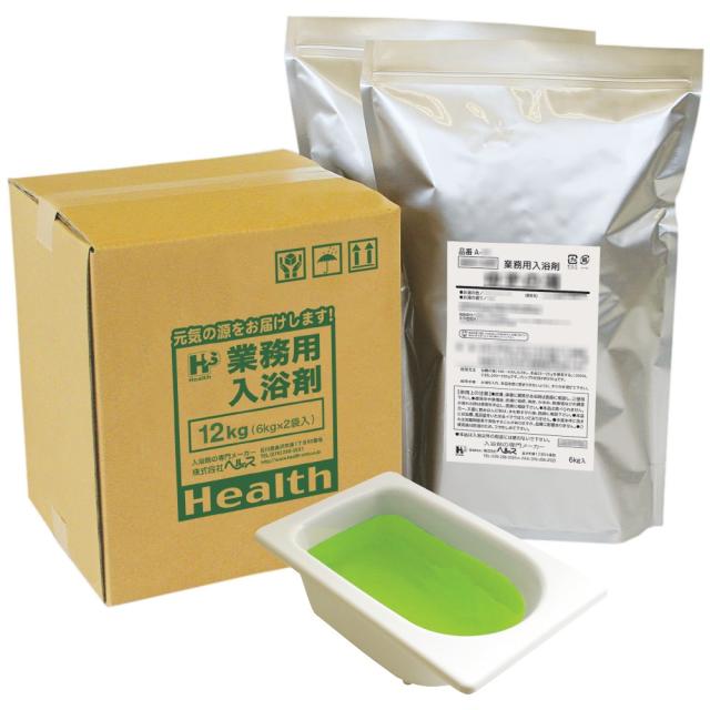【全国送料無料】業務用入浴剤　A-188　美肌スキンケア　アロエエキス配合の湯　12kg(6kg×2袋)【メーカー直送または取り寄せ】