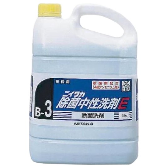 ニイタカ　食器用洗剤　除菌中性洗剤E　5kg×3本入【取り寄せ商品・即納不可】