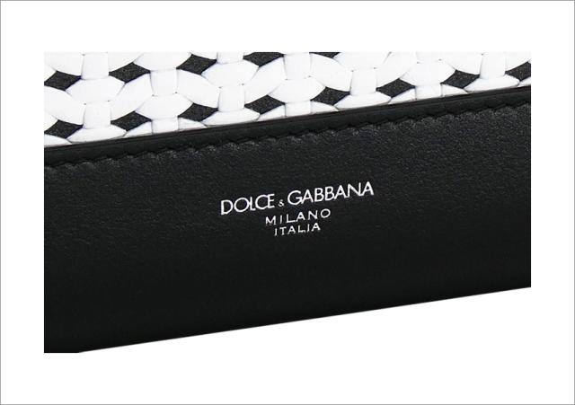【2026年春夏新作】 ドルチェ＆ガッバーナ DOLCE&GABBANA プランジェ カーフスキン ウォレット BP1672AN41989690 ドルガバ ラウンドファスナー 長財布 ブラック+ホワイト メンズ 【新品 新作 未使用 正規品】_5