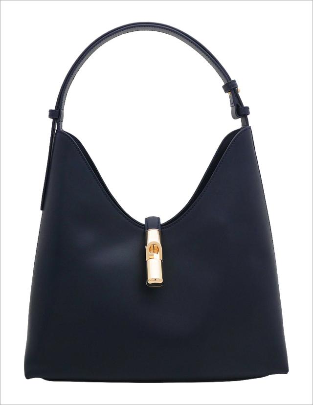 【2025年秋冬 新作】 フルラ Furla Goccia ショルダーバッグ M BLU REALE ブルー WB01499_BX3104_1007_4533S ホーボーバッグ ホーボーバッグ レディース 【新品 新作 未使用 正規品】_1