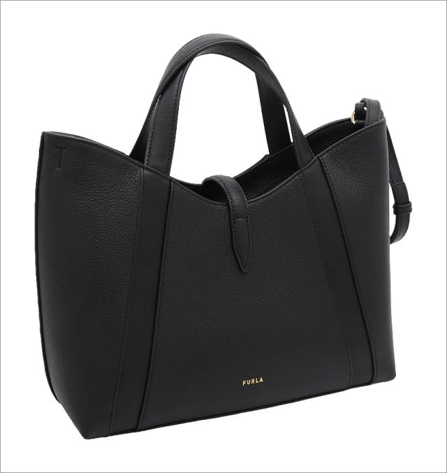 【2025年秋冬 新作】 フルラ Furla Goccia トートバッグ S NERO ブラック WB01789_BX3353_1007_O6000 ゴッチャ コンパクト ハンドバッグ 2WAYクロスボディバッグ レディース 【新品 新作 未使用 正規品】_2