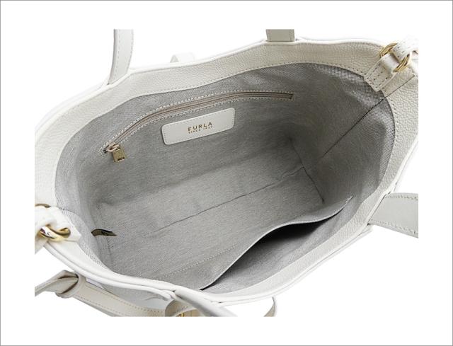 【2025年秋冬 新作】 フルラ Furla Goccia トートバッグ S PANNA ホワイト WB01789_BX3353_1007_PNN00 ゴッチャ コンパクト ハンドバッグ 2WAYクロスボディバッグ レディース 【新品 新作 未使用 正規品】_6