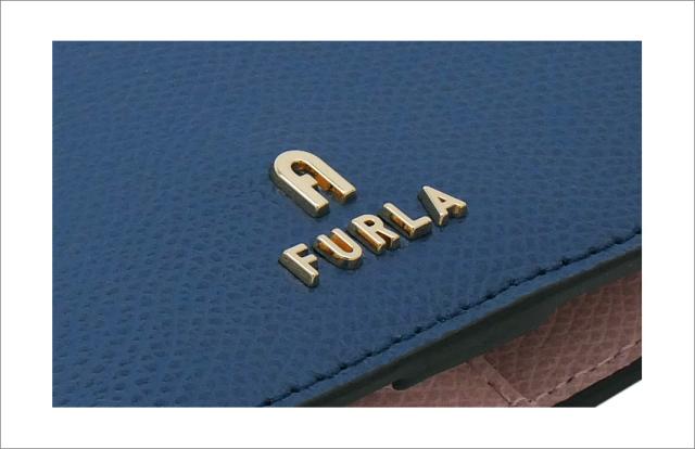 【2026年春夏 新作】 フルラ Furla Camelia コンパクト財布 S INDIGO+COROLLA int. ブルー+ピンク WP00304_ARE000_1007_4503S カメリア バイフォールド コンパクトウォレット S 二つ折り財布 レディース 【新品 新作 未使用 正規品】_3