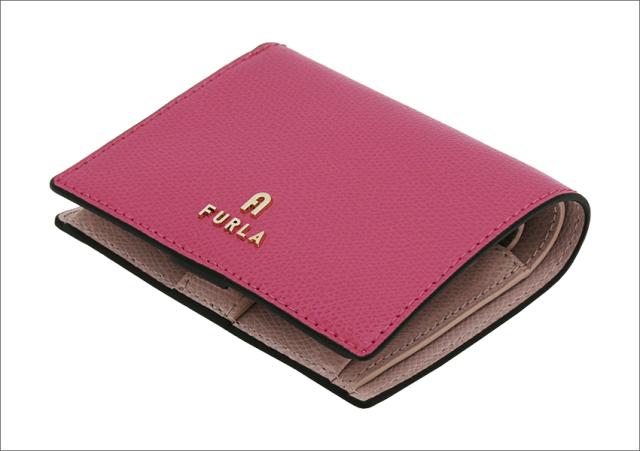 【2026年春夏 新作】 フルラ Furla Camelia コンパクト財布 S VELVET PINK+COROLLA int. ピンク WP00304_ARE000_1007_4504S カメリア バイフォールド コンパクトウォレット S 二つ折り財布 レディース 【新品 新作 未使用 正規品】_1