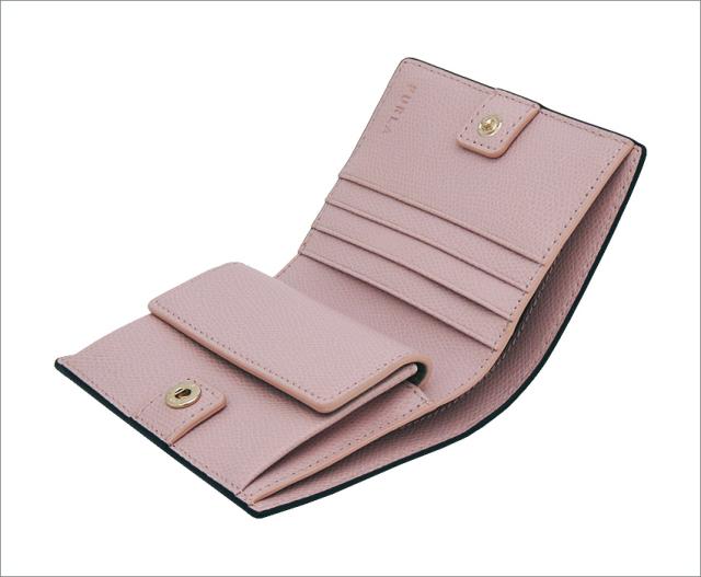 【2026年春夏 新作】 フルラ Furla Camelia コンパクト財布 S VELVET PINK+COROLLA int. ピンク WP00304_ARE000_1007_4504S カメリア バイフォールド コンパクトウォレット S 二つ折り財布 レディース 【新品 新作 未使用 正規品】_5