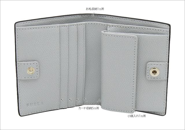 【2026年春夏 新作】 フルラ Furla Camelia コンパクト財布 S APERITIVO+COLOR CRISTALLO d int. オレンジ+グレー WP00304_ARE000_1007_4506S カメリア バイフォールド コンパクトウォレット S 二つ折り財布 レディース 【新品 新作 未使用 正規品】_4