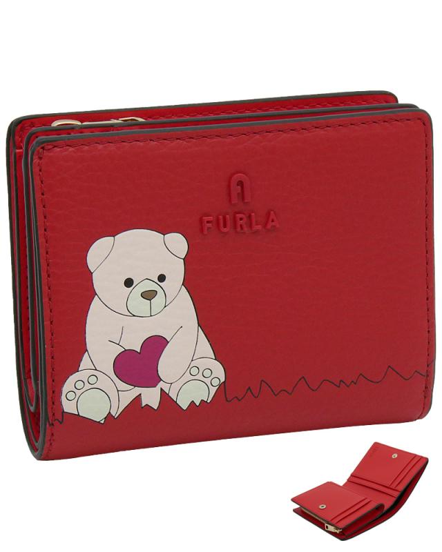 【2026年春夏 新作】 フルラ Furla Camelia コンパクト財布 S TONI M1 RED レッド WP00307_BX4291_9001_4524S カメリア 二つ折りスモール財布 レディース 【新品 新作 未使用 正規品】