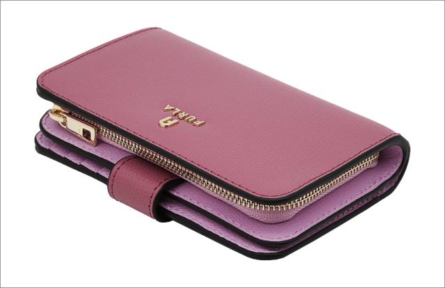 【2025年秋冬 新作】 フルラ Furla Camelia コンパクト財布 M BLUSH PINK+SAKURA int ピンク WP00314_ARE000_1007_4302S カメリア 二つ折り コンパクトウォレット レディース 【新品 新作 未使用 正規品】_1