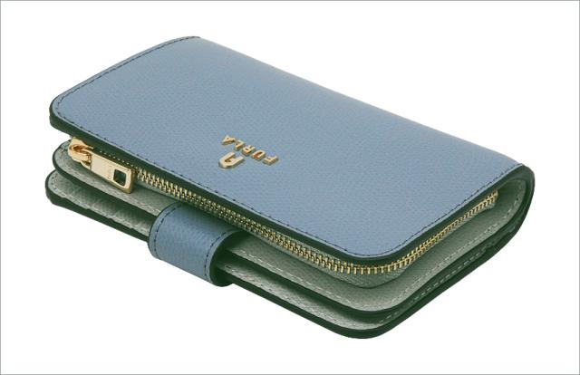 【2025年秋冬 新作】 フルラ Furla Camelia コンパクト財布 M CELESTIAL+COLOR CRISTALLO d int. ブルー系 WP00314_ARE000_1007_4352S カメリア 二つ折り コンパクトウォレット レディース 【新品 新作 未使用 正規品】_1