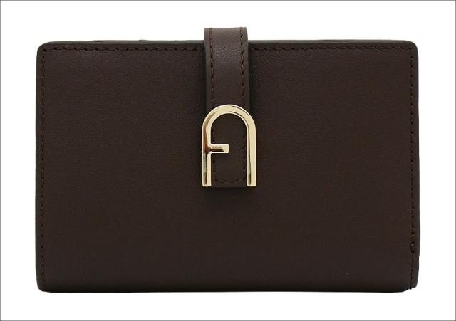 【2025年秋冬 新作】 フルラ Furla Flow コンパクト財布 M ESPRESSO ダークブラウン WP00401_BX2045_1007_4284S フロー 二つ折り コンパクトウォレ レディース 【新品 新作 未使用 正規品】_1