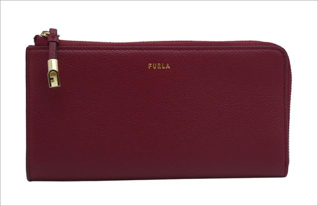 【2025年秋冬 新作】 フルラ Furla Goccia ジップアラウンド L CILIEGIA d ダークレッド WP00471_BX3036_1007_CGQ00 ゴチャ L字ファスナー 長財布 レディース 【新品 新作 未使用 正規品】_1