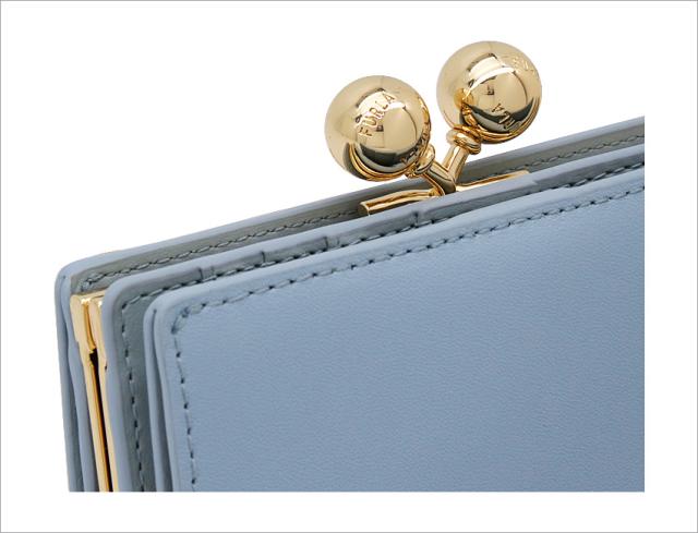 【2026年春夏 新作】 フルラ Furla Dots コンパクト財布 S CARTA DA ZUCCHERO ライトブルー WP00541_BX3104_1007_CDZ00 ドット 二つ折り がま口財布 コンパクトウォレット レディース 【新品 新作 未使用 正規品】_3