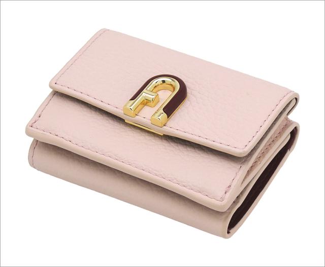 【2026年春夏 新作】 フルラ Furla Idea コンパクト財布 S DUSTY PINK+CILIEGIA d int. ピンク WP00573_HSF000_9135_4567S イデア 三つ折りコンパクト財布 小銭入れ付財布 レディース 【新品 新作 未使用 正規品】_1