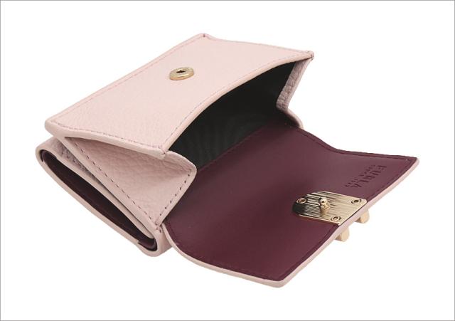 【2026年春夏 新作】 フルラ Furla Idea コンパクト財布 S DUSTY PINK+CILIEGIA d int. ピンク WP00573_HSF000_9135_4567S イデア 三つ折りコンパクト財布 小銭入れ付財布 レディース 【新品 新作 未使用 正規品】_4