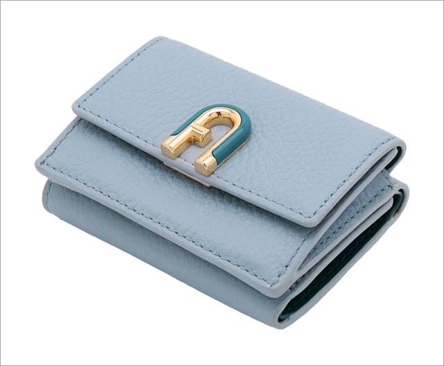 【2026年春夏 新作】 フルラ Furla Idea コンパクト財布 S CARTA DA ZUCCHERO+AMATORE BLUE int. ライトブルー WP00573_HSF000_9135_4568S イデア 三つ折りコンパクト財布 小銭入れ付財布 レディース 【新品 新作 未使用 正規品】_1