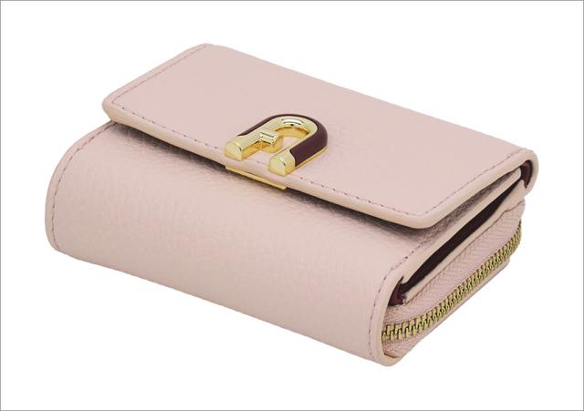 【2026年春夏 新作】 フルラ FURLA Idea コンパクト財布 S DUSTY PINK+CILIEGIA d int. ピンク WP00590_HSF000_9135_4567S イデア 三つ折り コンパクトウォレット レディース 【新品 新作 未使用 正規品】_1