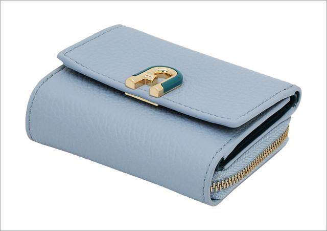 【2026年春夏 新作】 フルラ FURLA Idea コンパクト財布 S CARTA DA ZUCCHERO+AMATORE BLUE int. ライトブルー WP00590_HSF000_9135_4568S イデア 三つ折り コンパクトウォレット レディース 【新品 新作 未使用 正規品】_1