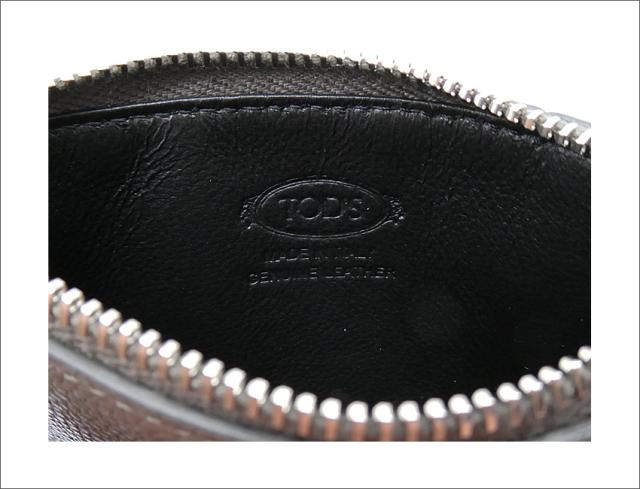 【2026年春夏新作】 トッズ TODS レザー クレジット カード ケース XAMTSYF8300UGAB413 tods コインケース カードホルダー 小銭入れ グレー メンズ 【新品 新作 未使用 正規品】_4
