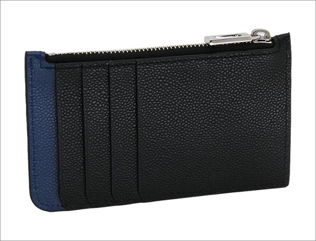 【2026年春夏新作】 トッズ TODS レザー クレジット カード ケース XAMTSYF8300UZODC34 tods コインケース カードホルダー 小銭入れ ブラック+ブルー メンズ 【新品 新作 未使用 正規品】_2
