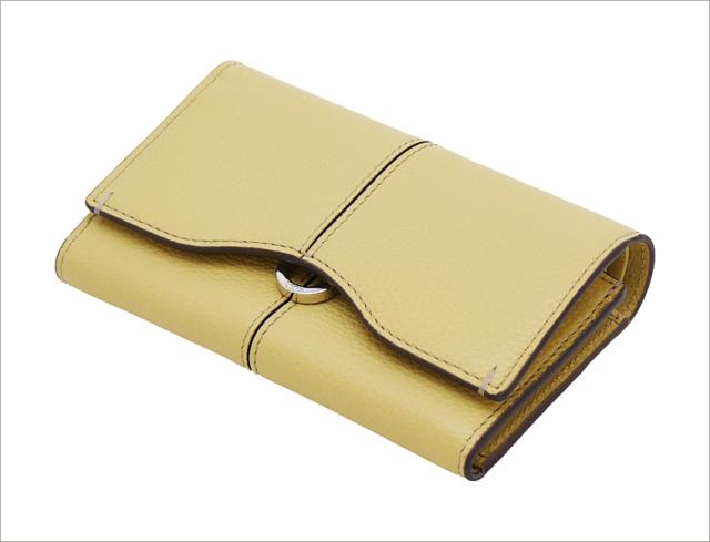 【2026年春夏新作】 トッズ TODS レザー ウォレット XAWDBNB3300XSOG017 tods 三つ折りコンパクト財布 小銭入れ付 イエロー レディース 【新品 新作 未使用 正規品】_3
