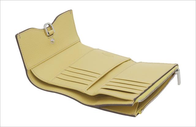 【2026年春夏新作】 トッズ TODS レザー ウォレット XAWDBNB3300XSOG017 tods 三つ折りコンパクト財布 小銭入れ付 イエロー レディース 【新品 新作 未使用 正規品】_7